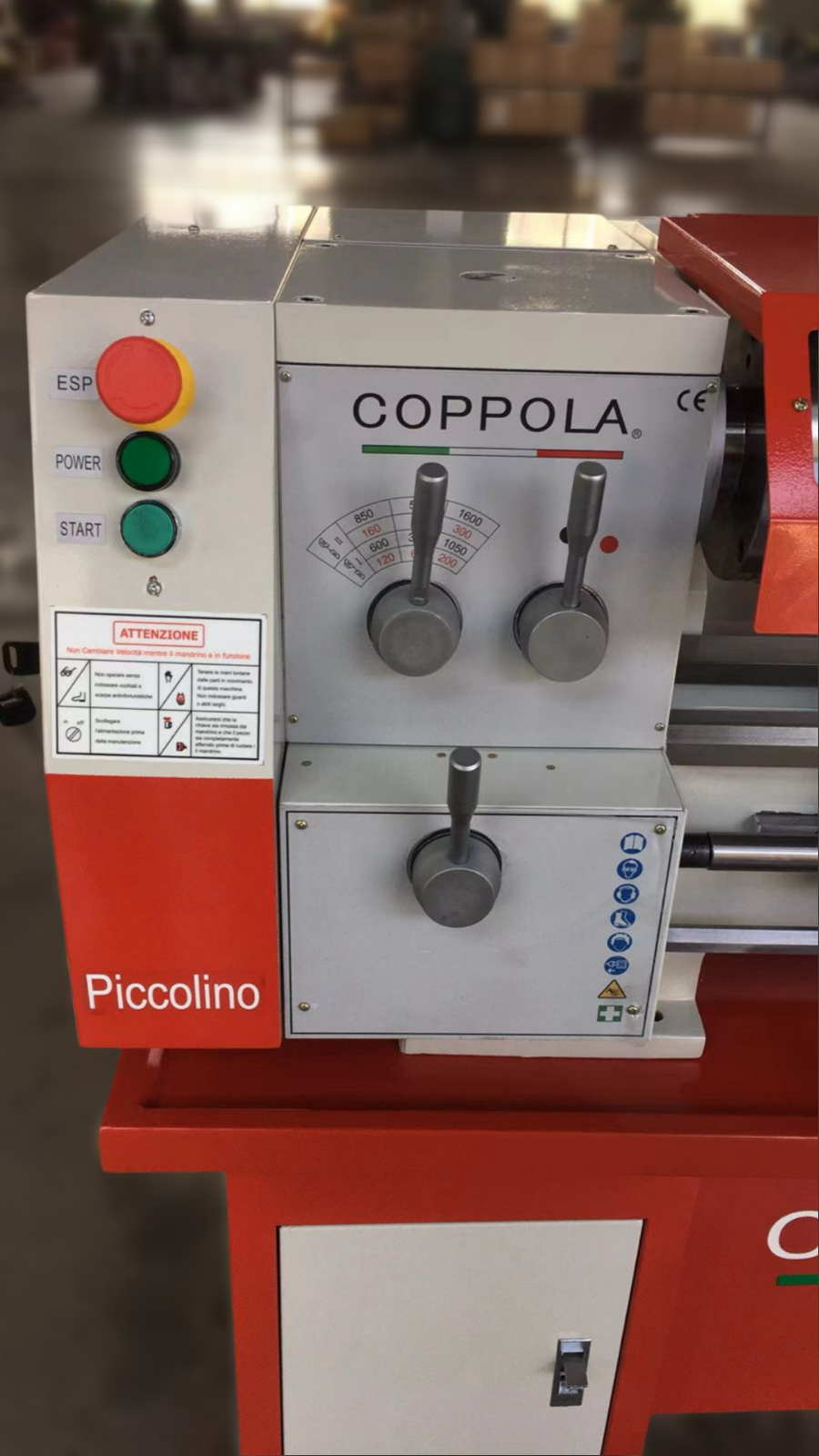 Torno Paralelo Universal - Piccolino ø330x750mm H38mm
