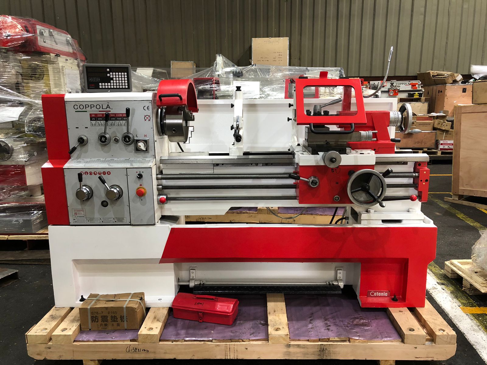 Torno Robusto Paralelo Universal - Catania ø430x640x1000mm H52mm
